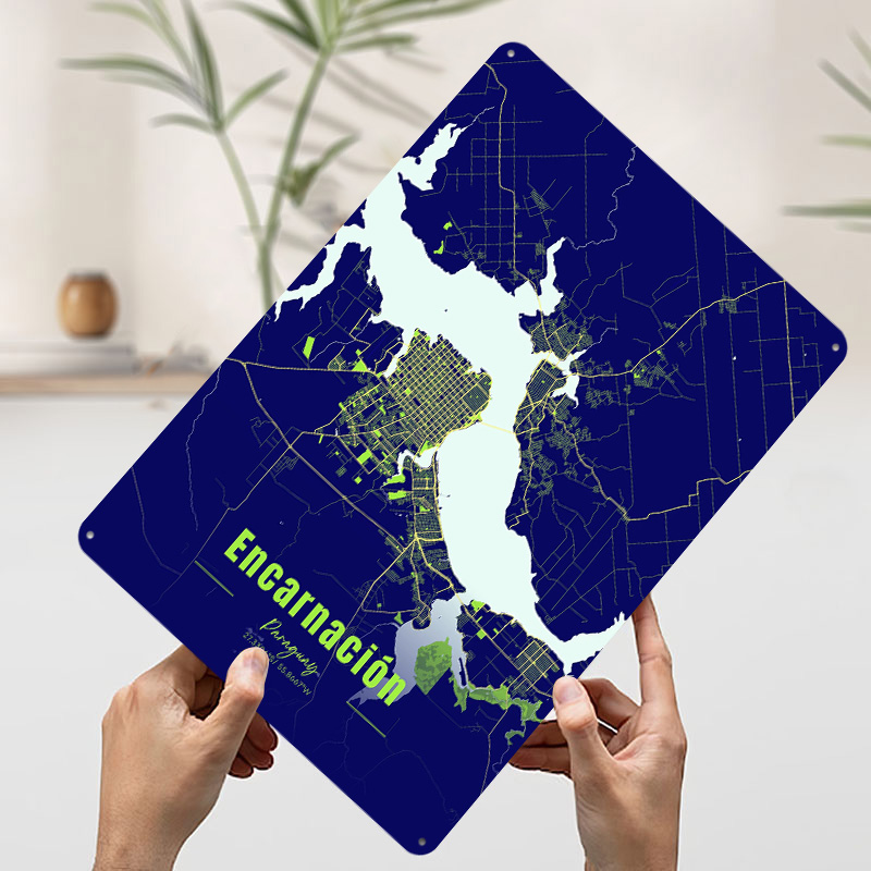 Encarnación Decoration Home De - огляд і ціна Custom Map Poster