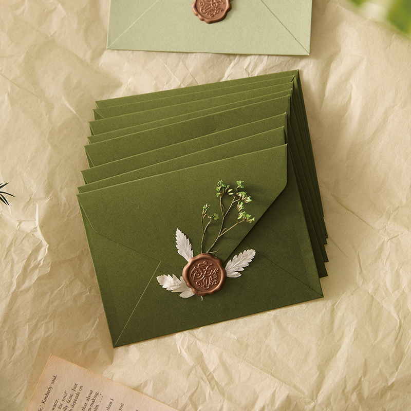 30pcs/lot 16x12cm Green Envelo - огляд і ціна Wax Seal Letter Kit