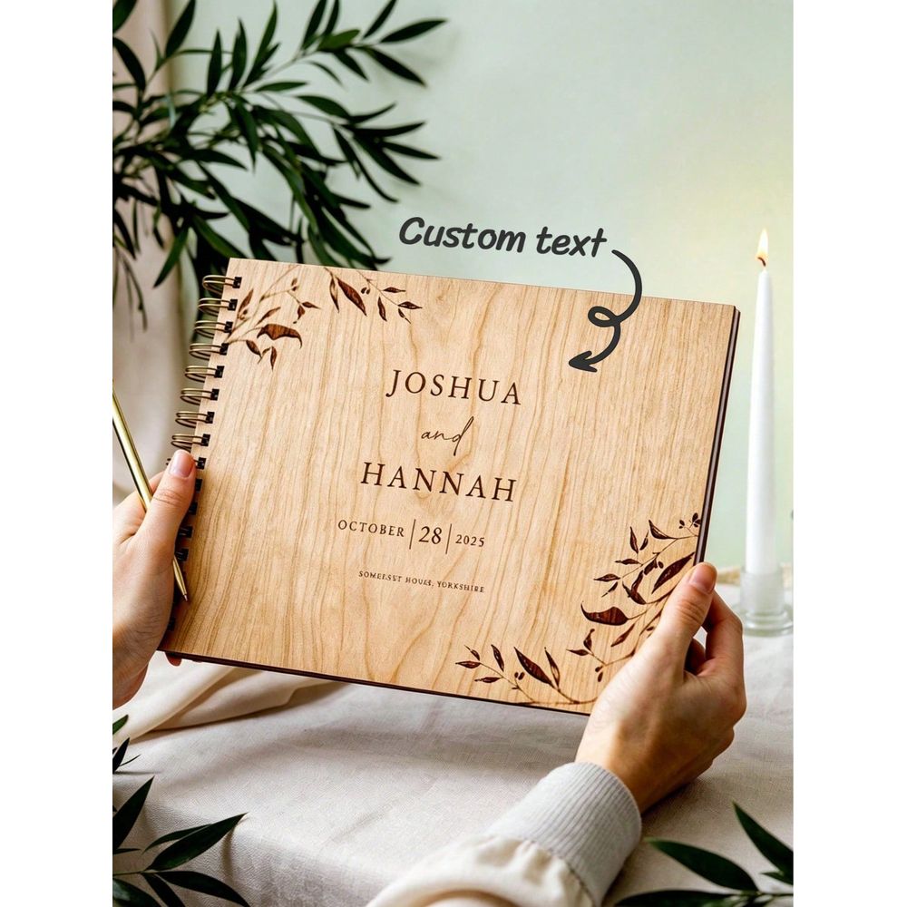 Customized A4 A5 Wooden Weddin - огляд і ціна Custom Photo Book