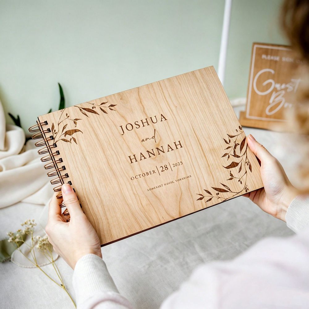 Customized A4 A5 Wooden Weddin - огляд і ціна Custom Photo Book