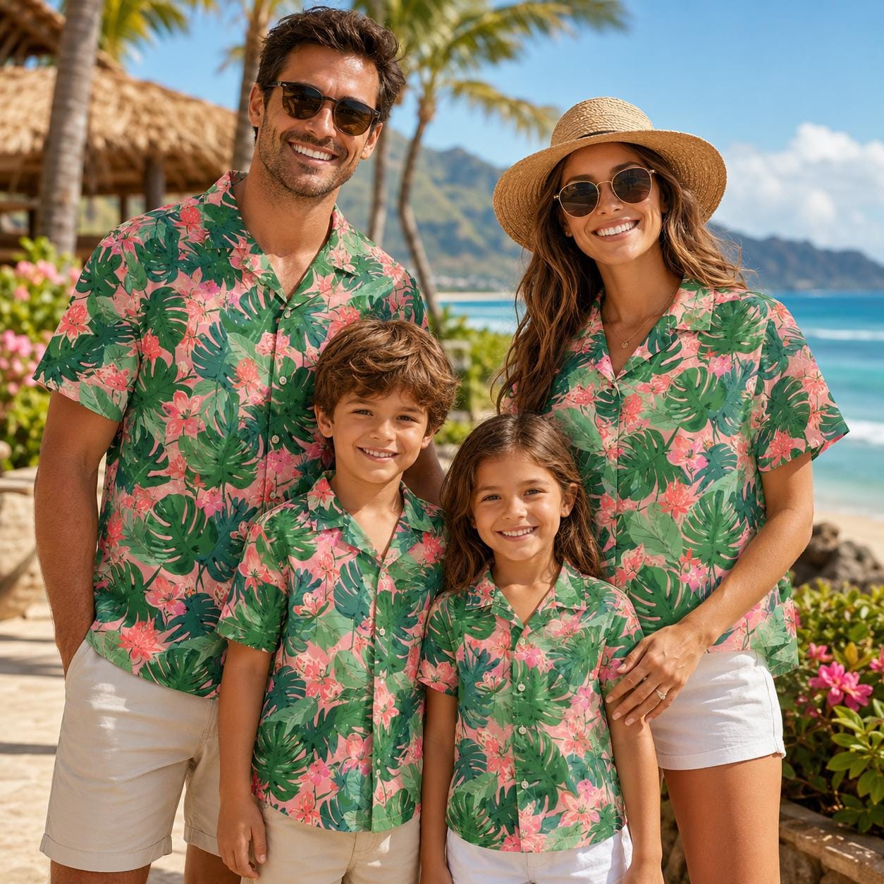 Hawaiian Children's Shirt Plan - огляд і ціна Family Tree Print