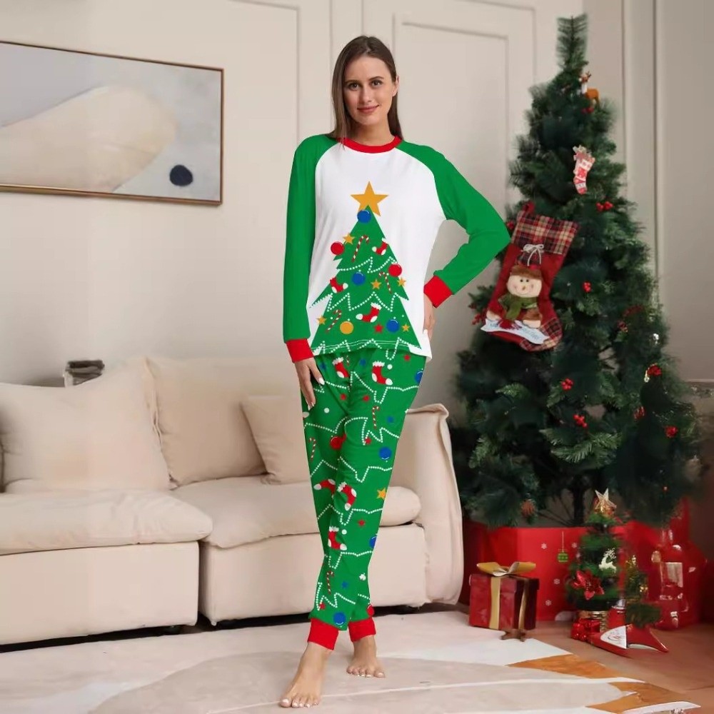 Long Sleeve Christmas Pyjamas  - огляд і ціна Family Tree Print
