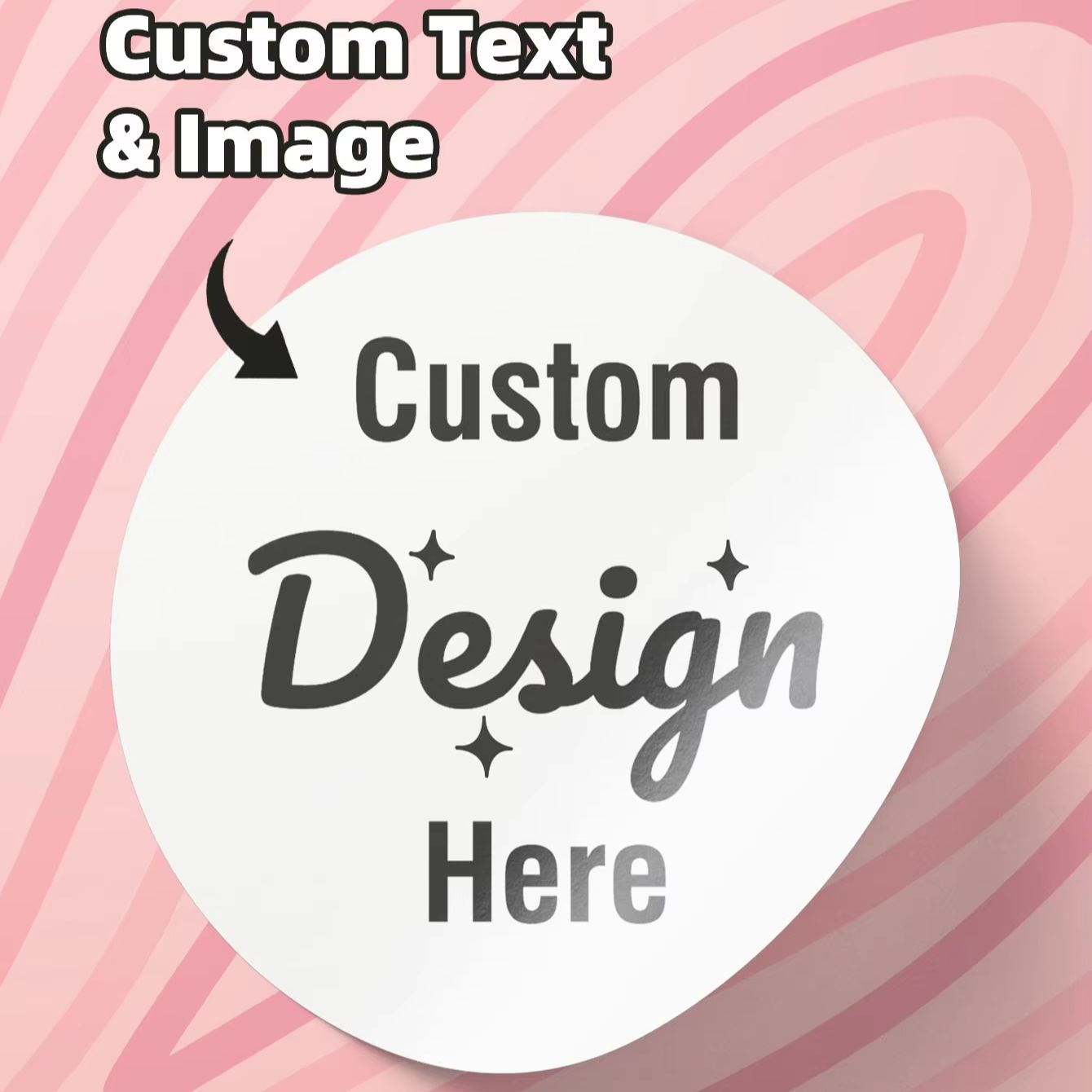 3/5/6CM Custom Waterproof Roun - огляд і ціна Personalised Candle Label