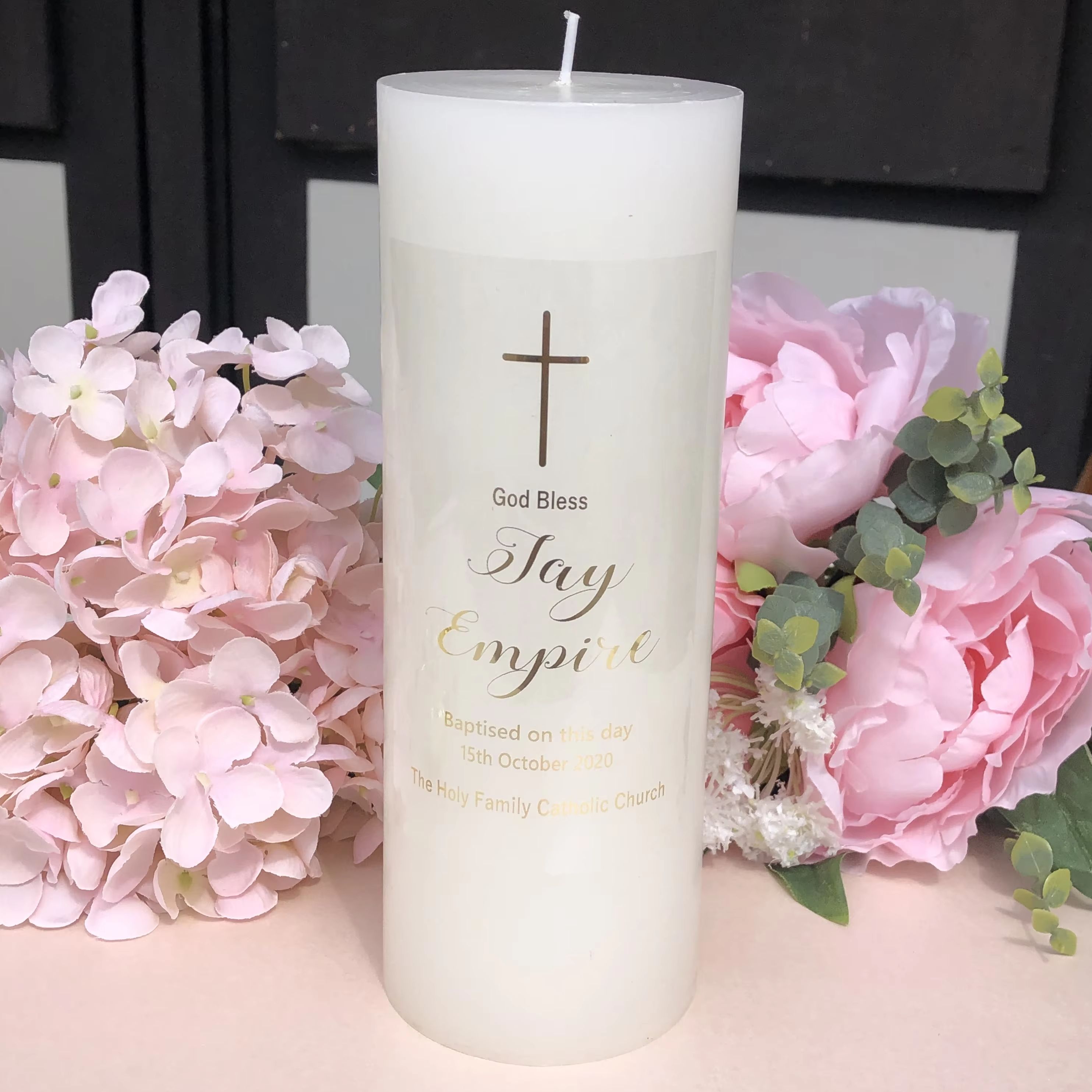 1 Personalised First communion - огляд і ціна Personalised Candle Label