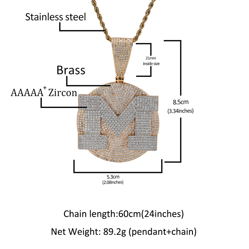 Custom Personality Big Letter  - огляд і ціна Name Necklace Custom